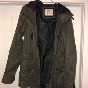 Parka in khaki